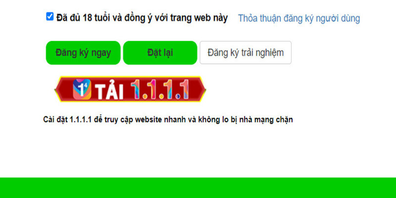 Xác thực độ tuổi đăng ký GOOD88 hợp lệ